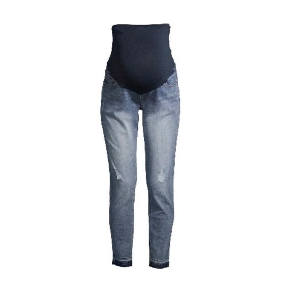 Women’s Maternity Prenatal Leggings & Skinny Denim Jeans Pants 2-Piece Size L - Picture 7 of 12